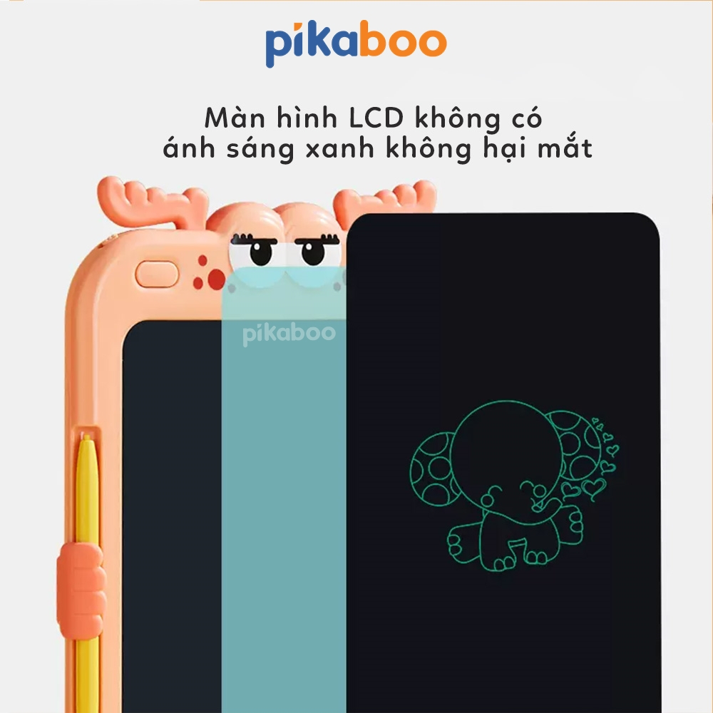 Mô tả Bảng vẽ điện tử tự xóa thông minh LCD cao cấp Pikaboo giúp cho bé tập vẽ và viết, chất liệu an toàn - 5