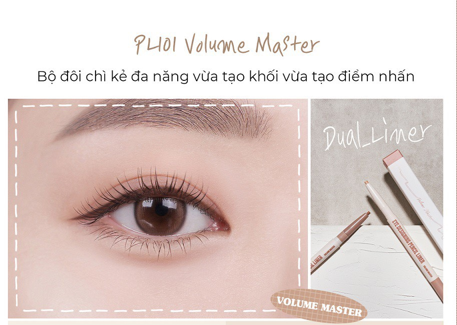 Mô tả Bút kẻ mắt Black Rouge Eye Designing Pencil Liner - 6
