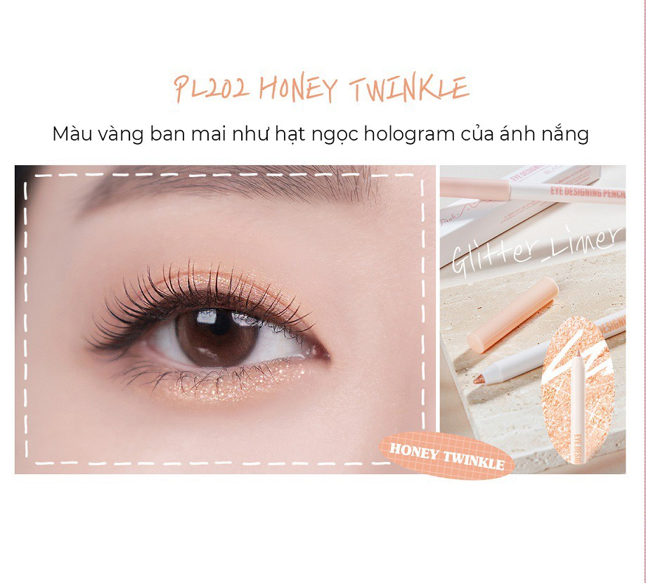 Mô tả Bút kẻ mắt Black Rouge Eye Designing Pencil Liner - 9