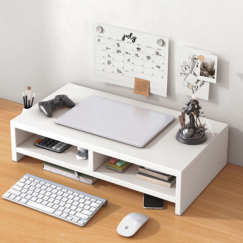 Mô tả Kệ để màn hình máy tính laptop có khe để bàn phím decor bàn làm việc gọn gàng thương hiệu IGA - GA25 - 1