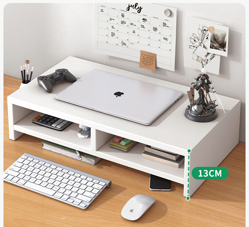 Mô tả Kệ để màn hình máy tính laptop có khe để bàn phím decor bàn làm việc gọn gàng thương hiệu IGA - GA25 - 2