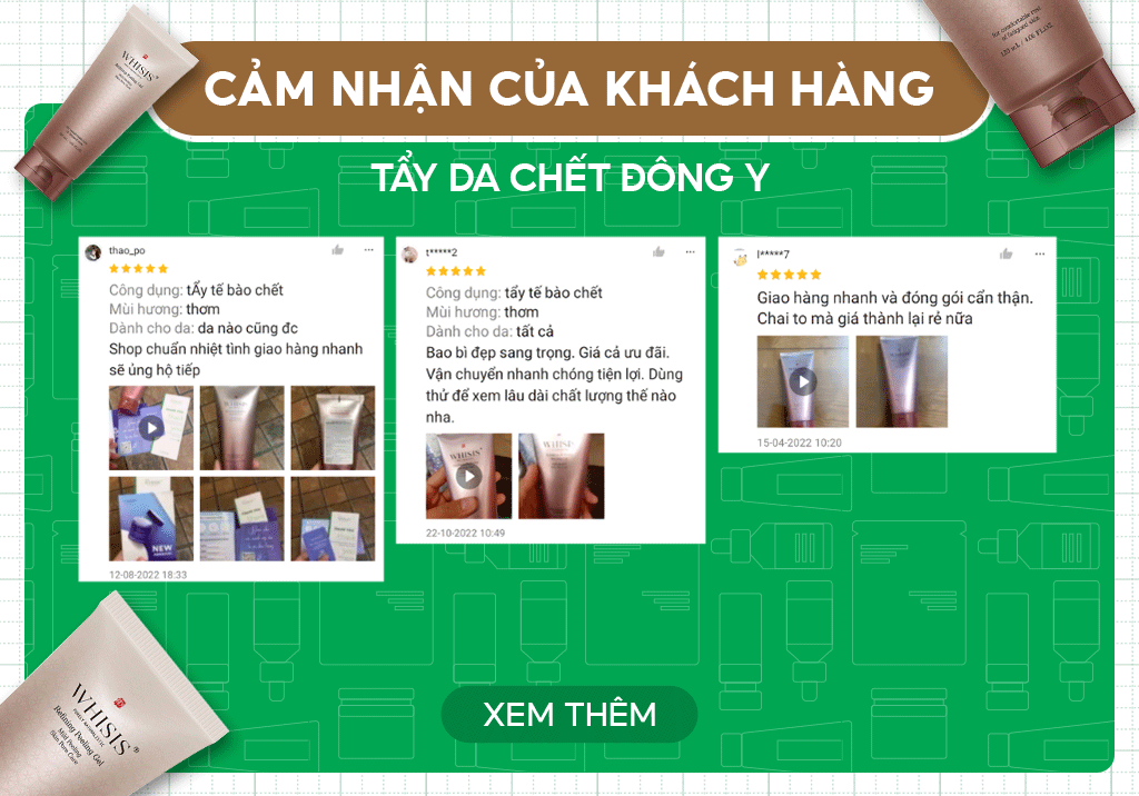 Mô tả Combo 2 Gel Tẩy Da Chết Nguyên Liệu Đông Y WHISIS Giảm Nám Và Sạm Da Cho Da Xỉn Màu, Thâm Sạm 120ml - 5