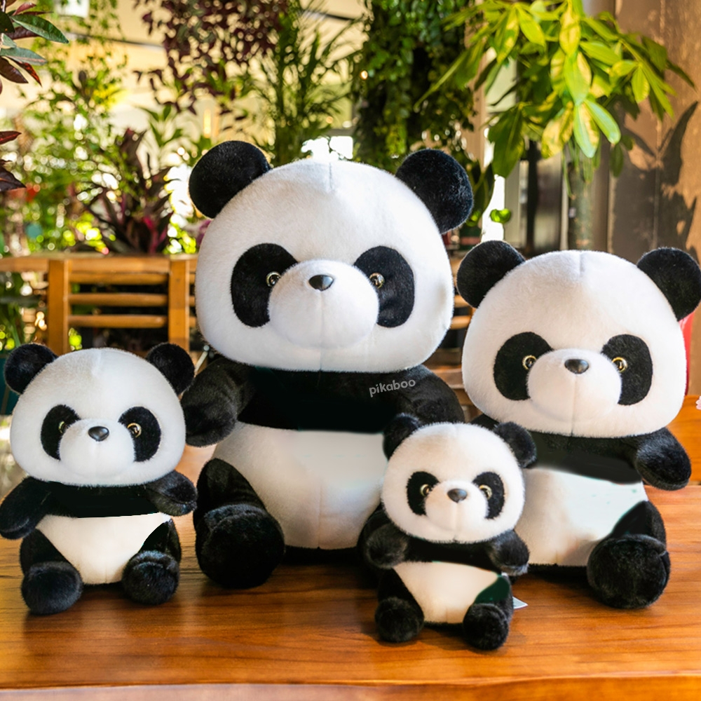 Mô tả Gấu bông gấu trúc Panda Pikaboo gấu trúc nhồi bông tinh khiết cao cấp, lông mềm mịn co dãn 4 chiều - 5