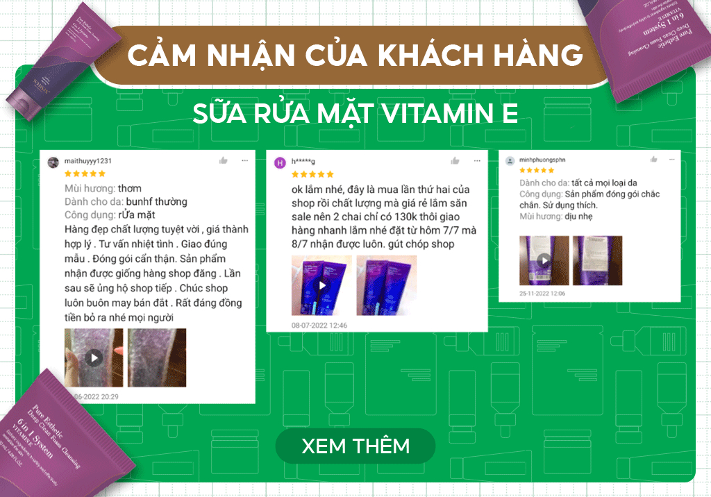 Mô tả Sữa Rửa Mặt Trắng Da Dịu Nhẹ Vitamin E Hàn Quốc WHISIS Pure Esthetic Deep Clean Foam Cleansing Cho Mọi Loại Da 120ml - 10