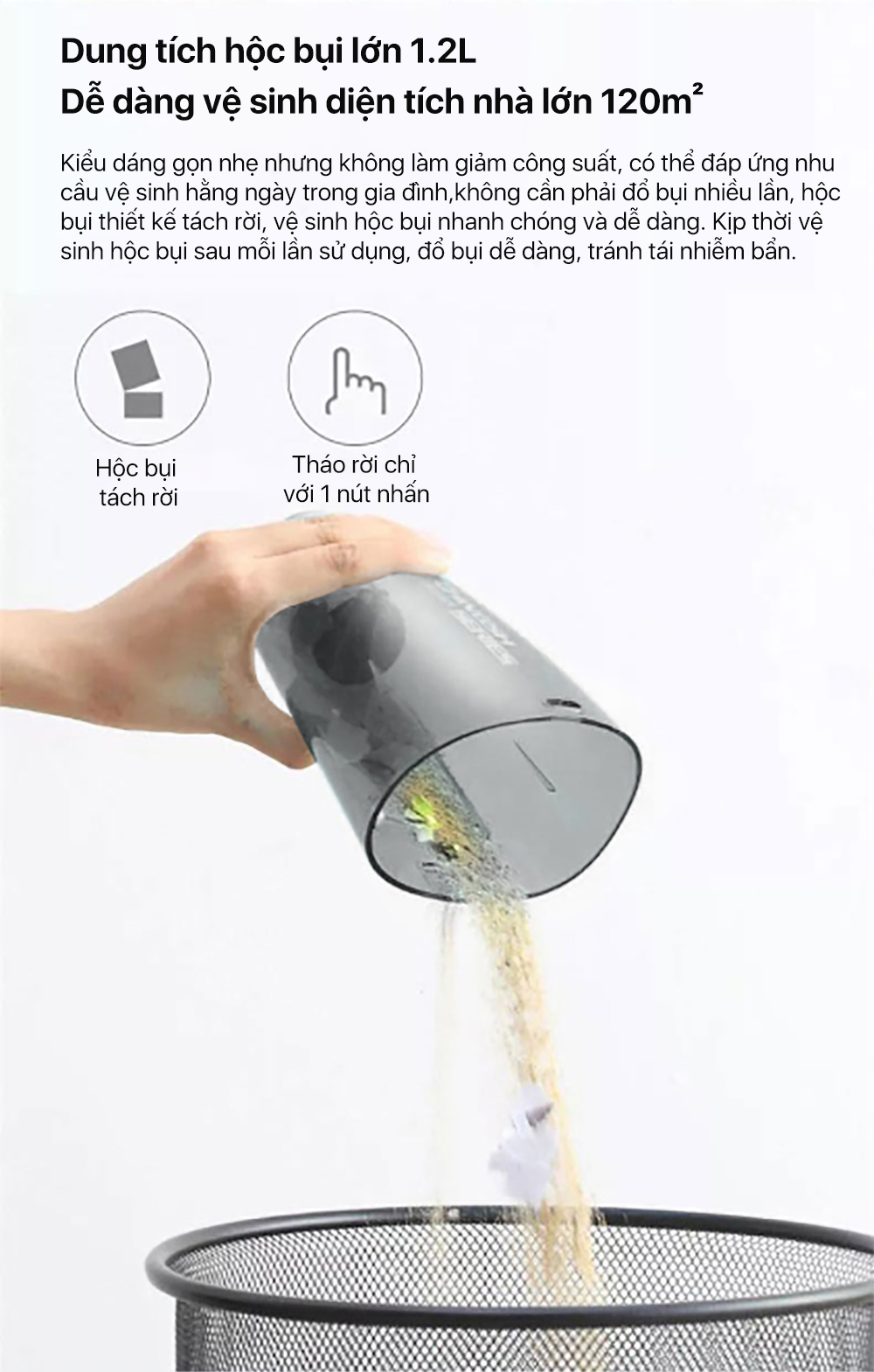 Deerma DX118C phụ kiện
