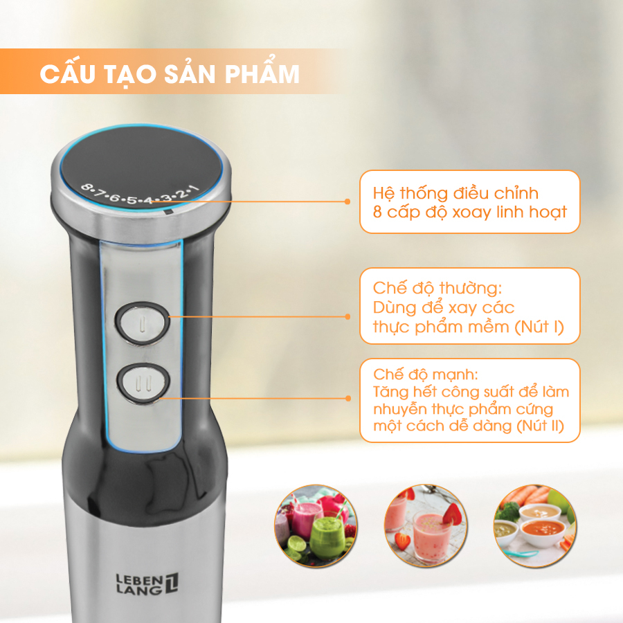 Cách sử dụng máy xay Lebenlang LBL4589