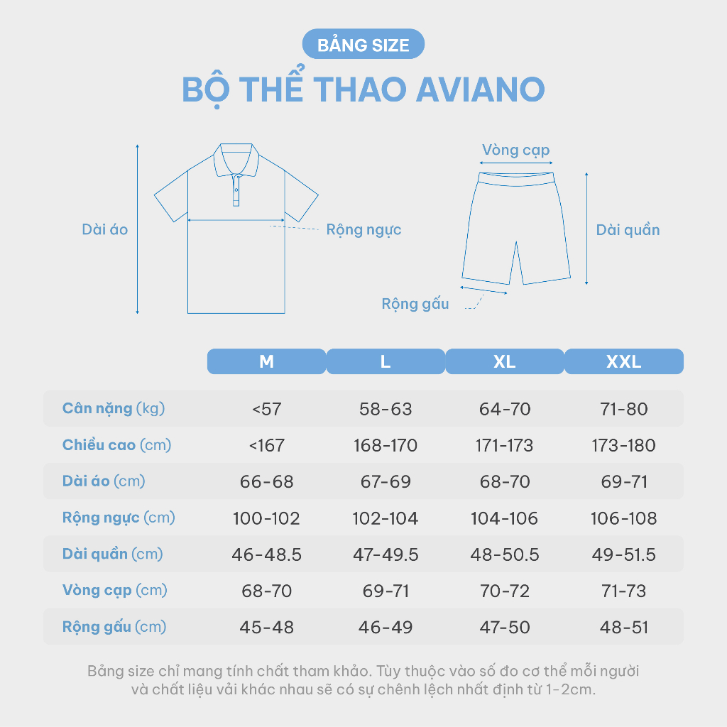Mô tả Set Đồ Nam AVIANO Polo Cộc Tay, Bộ Quần Áo Nam Mùa Hè Chất  Liệu Poly Coolmax Thoáng Khí - 2