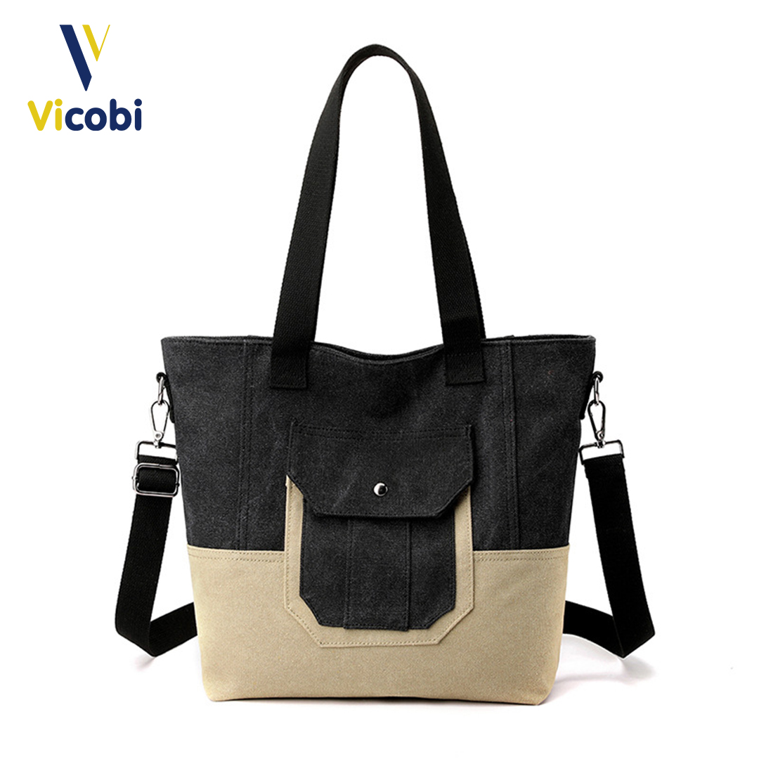 Túi xách nữ vải Canvas Amy Vicobi CV6