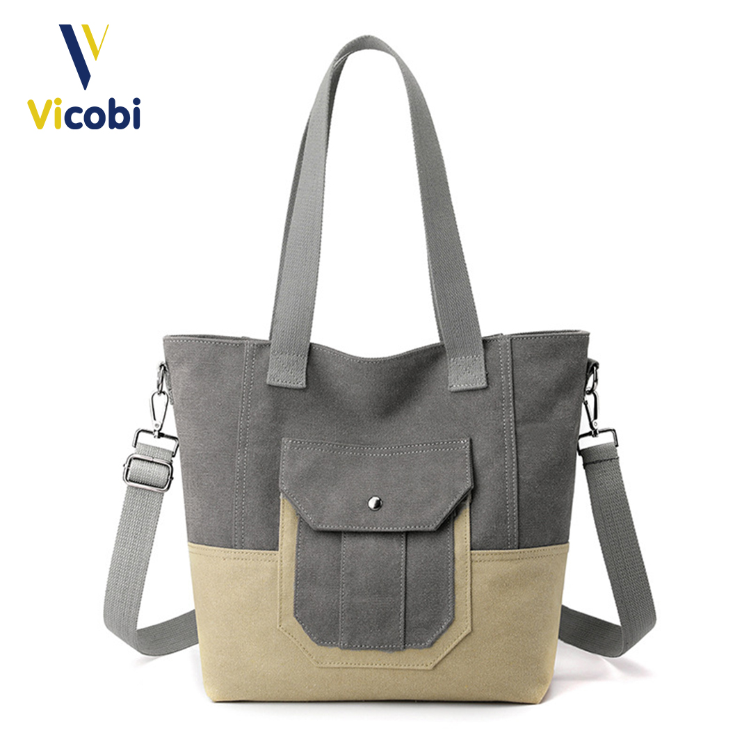 Túi xách nữ vải Canvas Amy Vicobi CV6