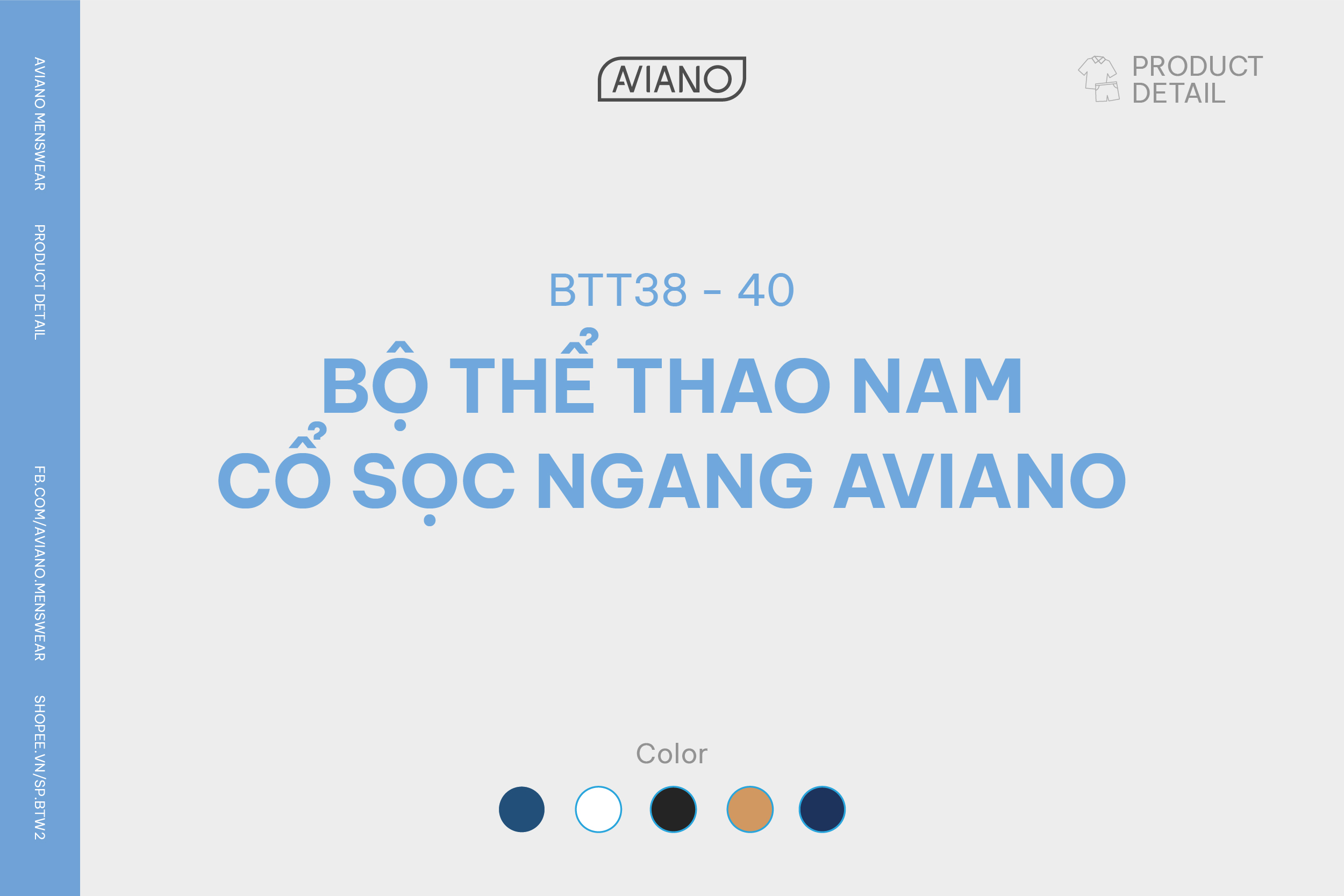 Mô tả Bộ Quần Áo Nam AVIANO Polo Cộc Tay, Bộ Quần Áo Nam Mùa Hè Chất  Liệu Poly Coolmax Thoáng Khí - 1