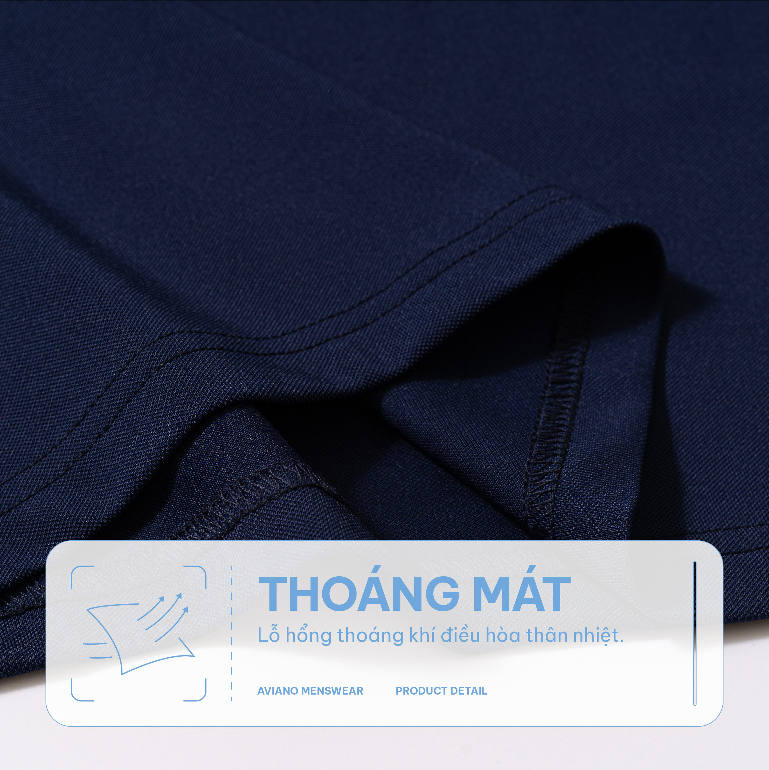Mô tả Bộ Quần Áo Nam AVIANO Polo Cộc Tay, Bộ Quần Áo Nam Mùa Hè Chất  Liệu Poly Coolmax Thoáng Khí - 5