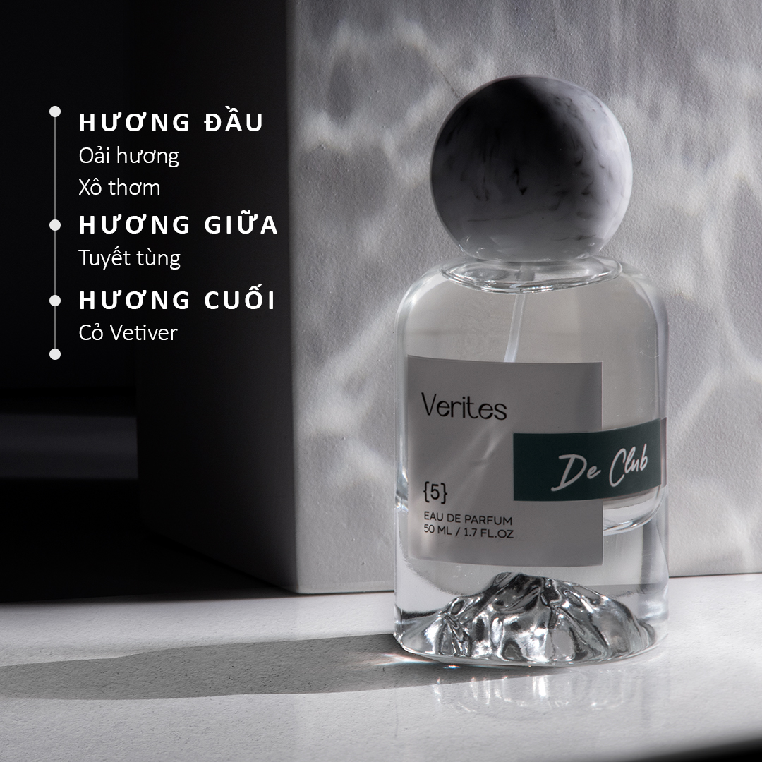Mô tả Nước Hoa Nam Verites De Club Cuốn hút, Lịch Lãm, Sang Trọng 50ml - 2