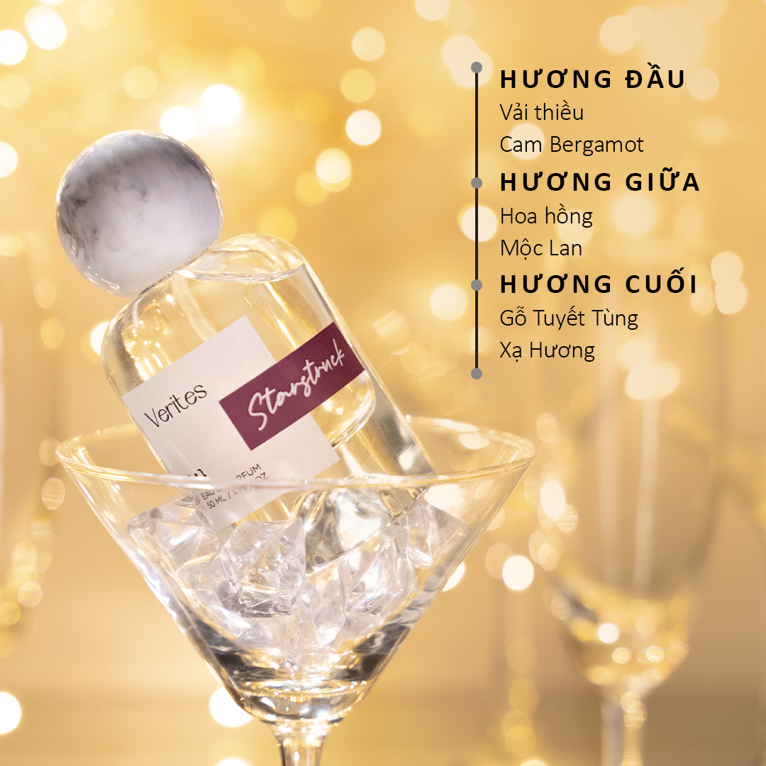 Mô tả Nước Hoa Nữ Verites Starstruck Ngọt ngào, Quyến rũ, Tự tin 50ml - 2