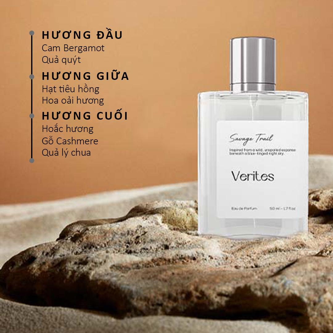 Mô tả Nước hoa Nam VERITES Savage Trail Mạnh mẽ, Lịch lãm, Nam tính - 50ml - 1