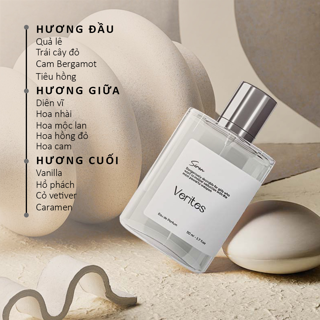 Mô tả Nước Hoa Nữ VERITES Siren Tinh tế, Gợi cảm, Sang trọng 50ml - 1