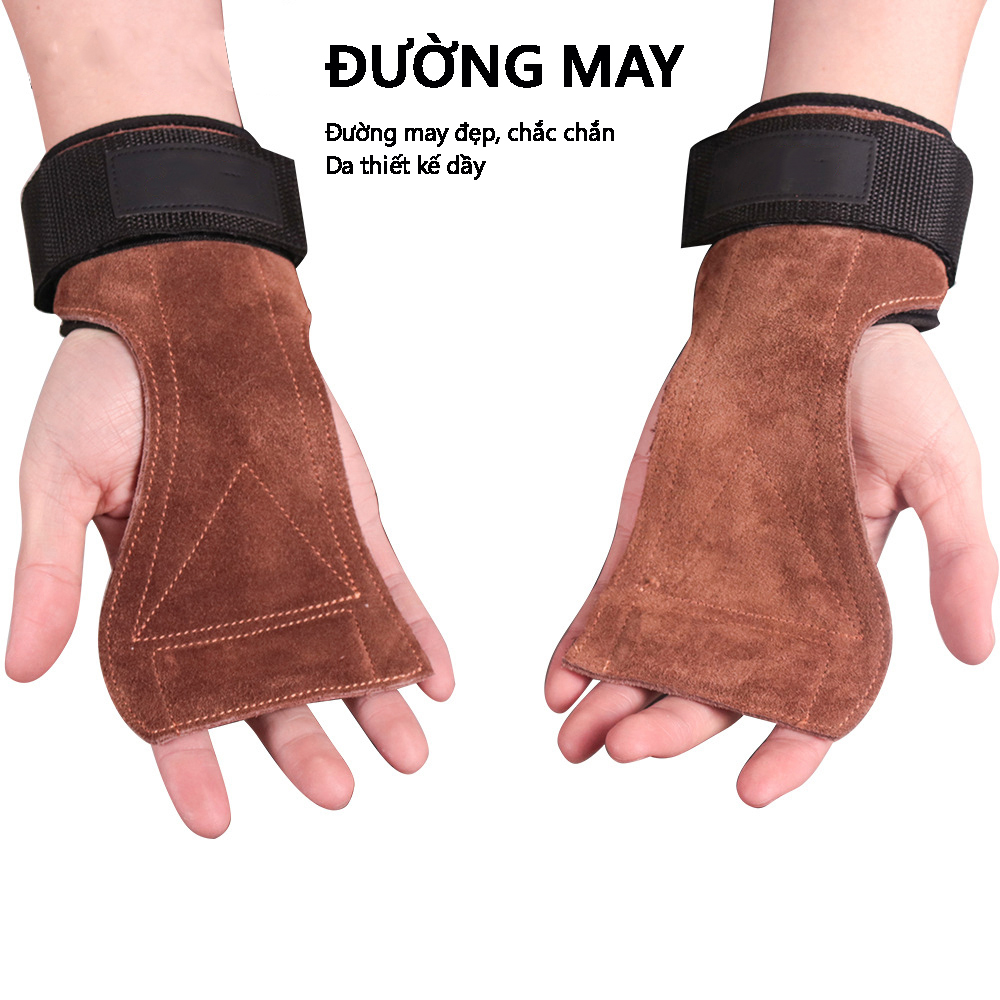 Mô tả Găng Tay Tập Gym Chính Hãng Găng Tay Gym Nam Chất Liệu Da Êm Ái Tăng Khả Năng Cầm Nắm Lifting Grips Cleacco BORO SPORT - 4