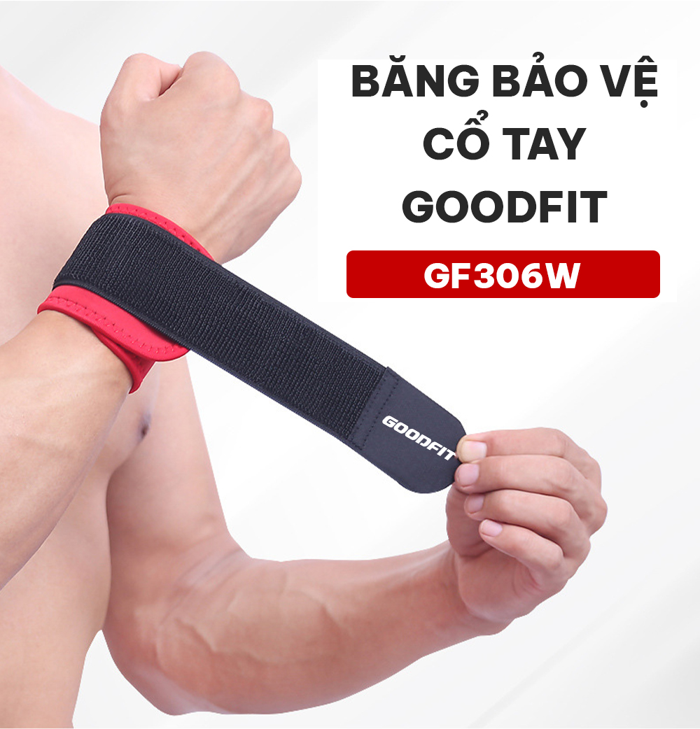Mô tả Băng bảo vệ cổ tay tập thể thao GoodFit GF306W có thể điều chỉnh - 2