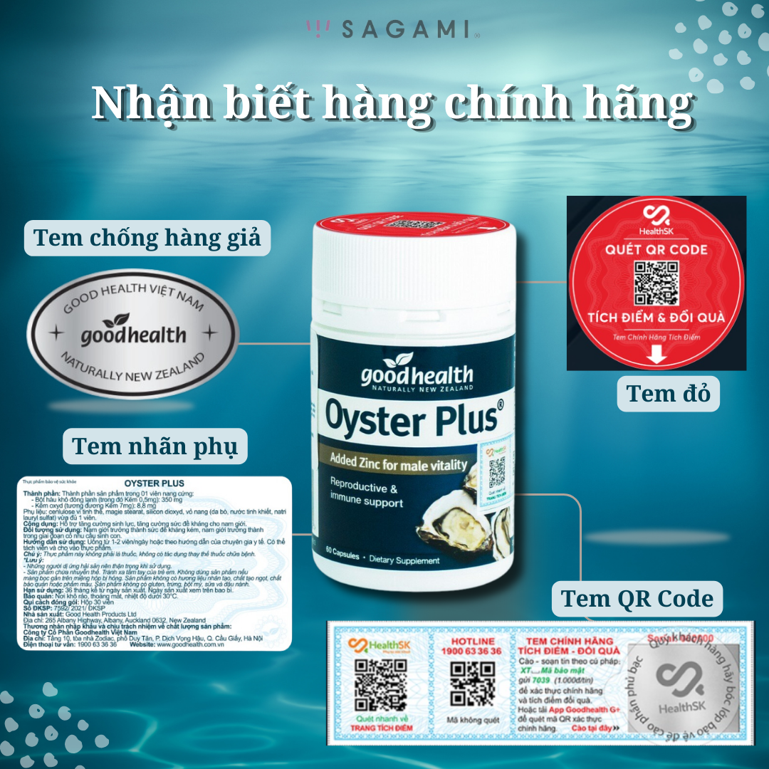 Mô tả Tinh chất hàu Goodhealth Oyster plus – tăng cường sinh lực – 01 hộp - 2