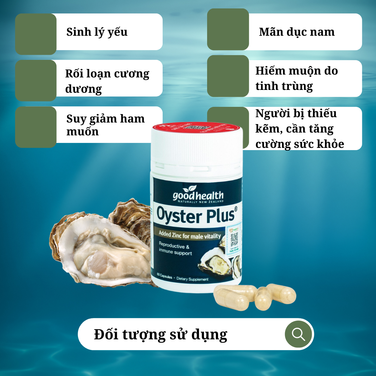 Mô tả Tinh chất hàu Goodhealth Oyster plus – tăng cường sinh lực – 01 hộp - 4