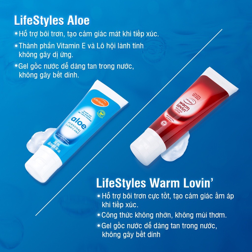 Mô tả Gel bôi trơn LifeStyles Warm Lovin' tăng cảm giác ấm nóng không chứa Paraben 50ml - 2