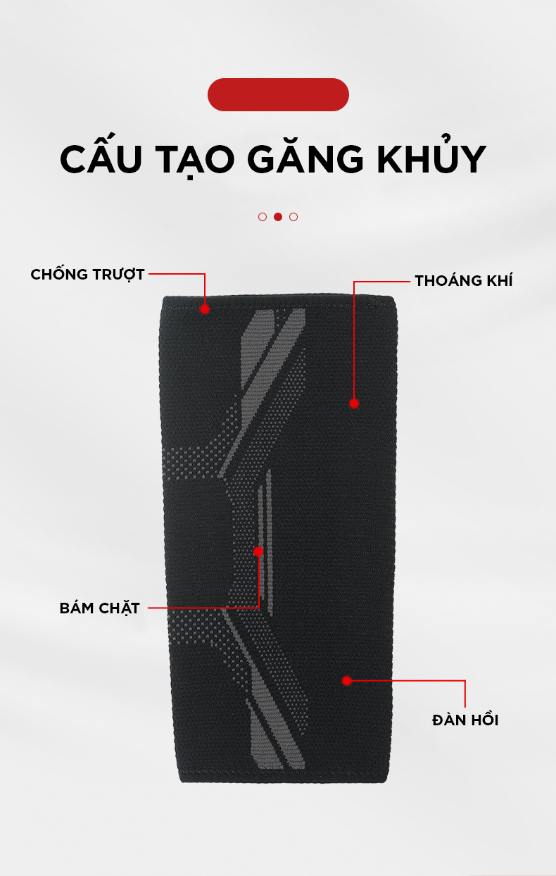 Mô tả Bắng Quấn Bảo Vệ Khủy Tay Chính Hãng Bảo Vệ Khủy Tay Tập Gym Thoáng Khí Đàn Hồi Cao Cleacco HS083  Boro Sport - 4