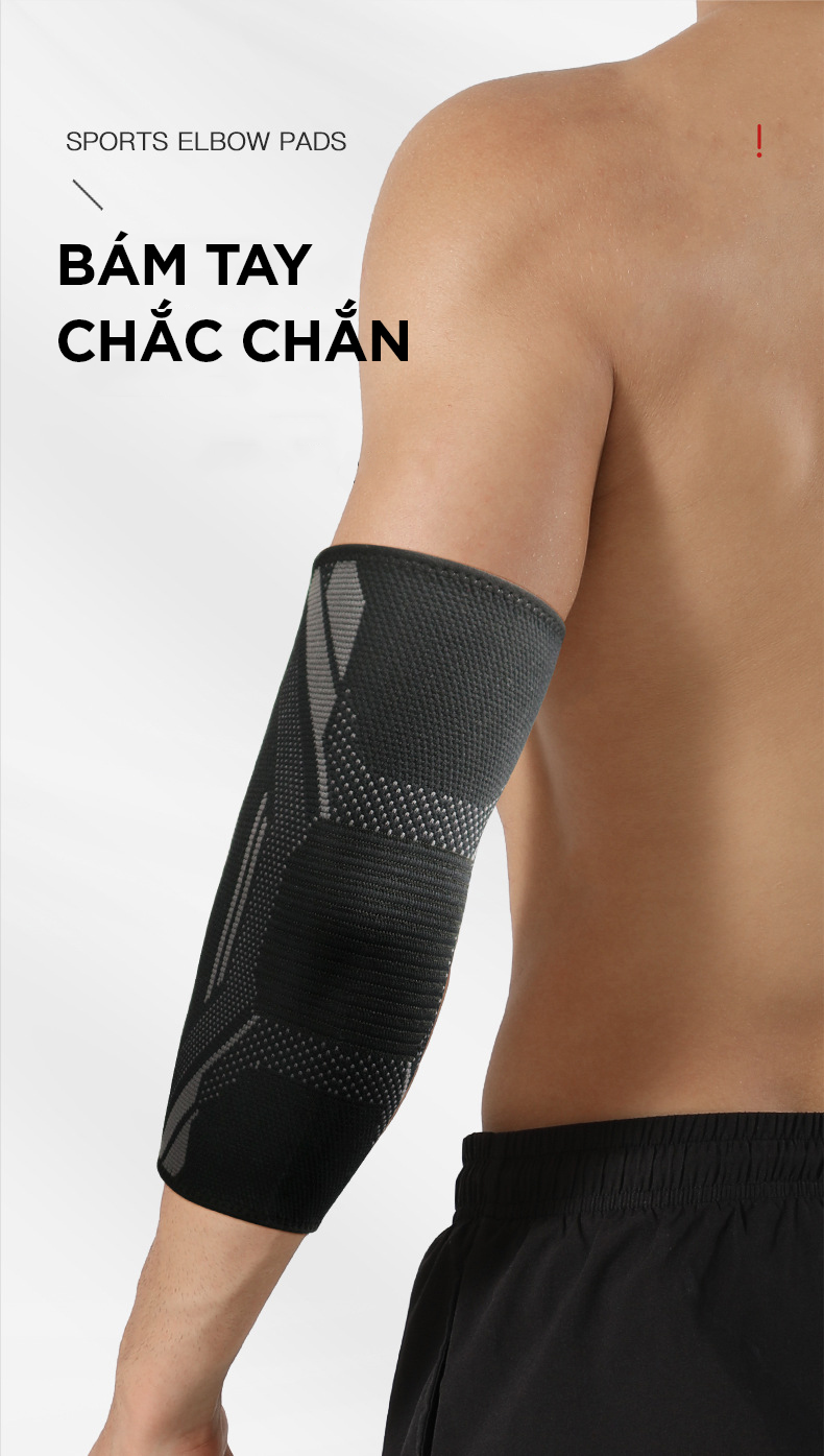 Mô tả Bắng Quấn Bảo Vệ Khủy Tay Chính Hãng Bảo Vệ Khủy Tay Tập Gym Thoáng Khí Đàn Hồi Cao Cleacco HS083  Boro Sport - 7