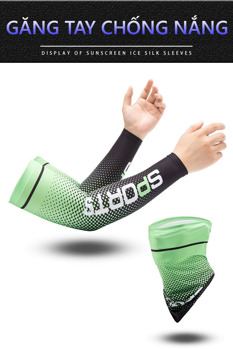 Mô tả Găng Tay Chống Nắng UPF 50+ Ống Tay Chống Nắng Sport chống UV Vải Thoáng Khí Co Giãn 4 Chiều Cleacco GTCNS Boro Sport - 5
