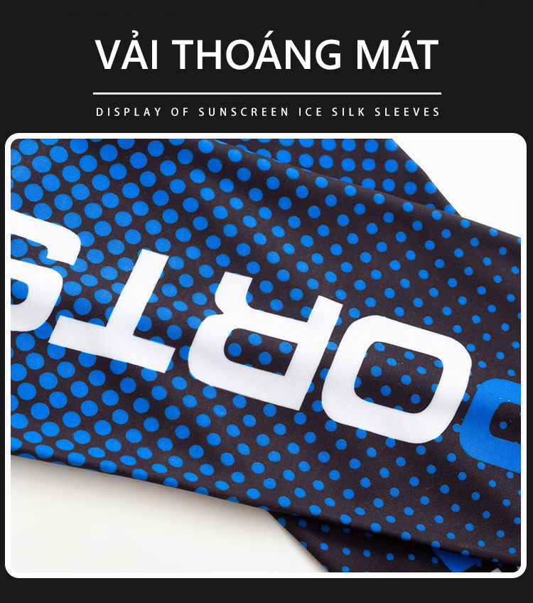 Mô tả Găng Tay Chống Nắng UPF 50+ Ống Tay Chống Nắng Sport chống UV Vải Thoáng Khí Co Giãn 4 Chiều Cleacco GTCNS Boro Sport - 7