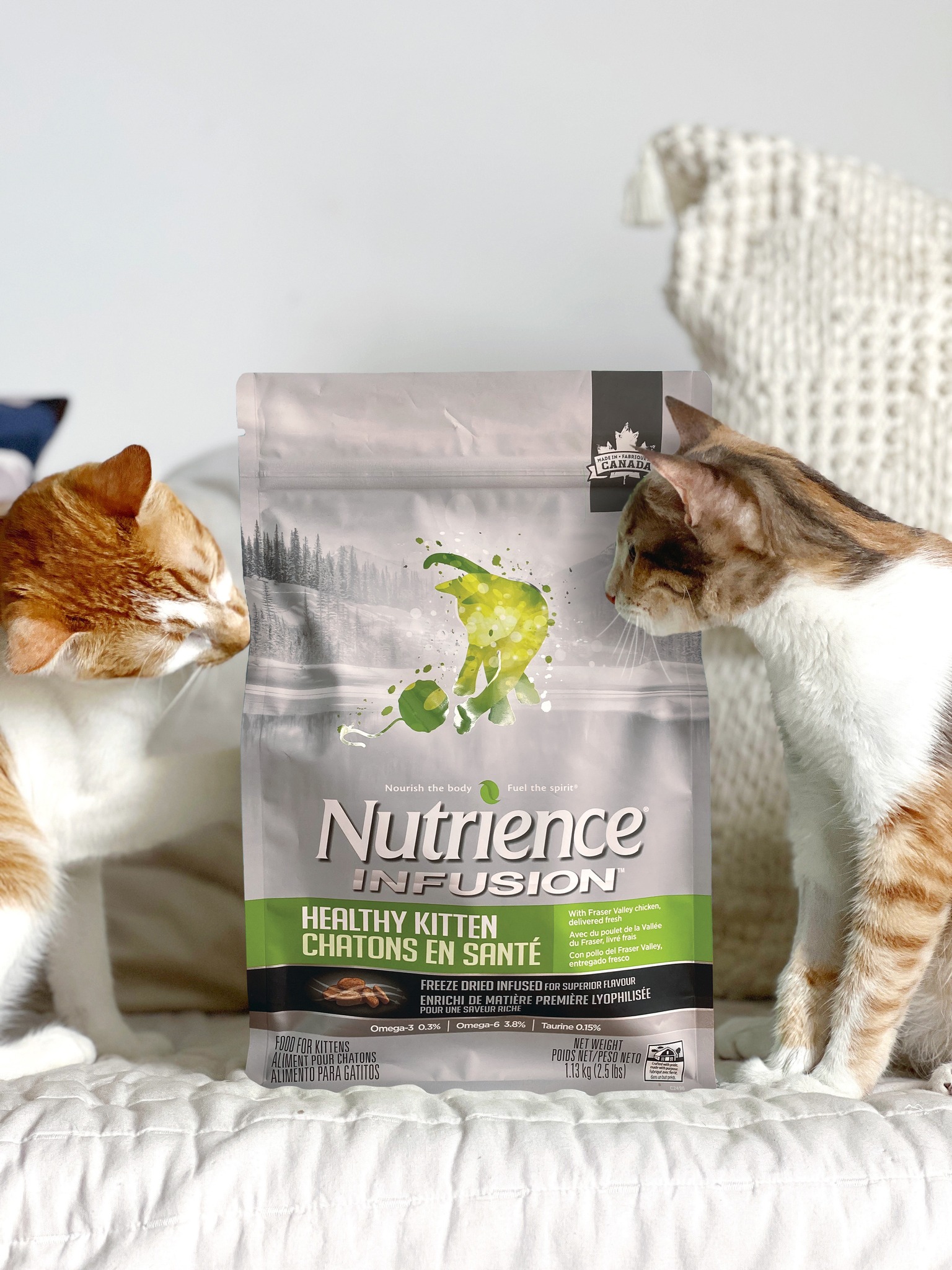 Mô tả Thức Ăn Cho Mèo Con Nutrience Infusion Healthy Kitten - thịt gà, dầu cá hồi và rau củ quả 2.27kg - 3