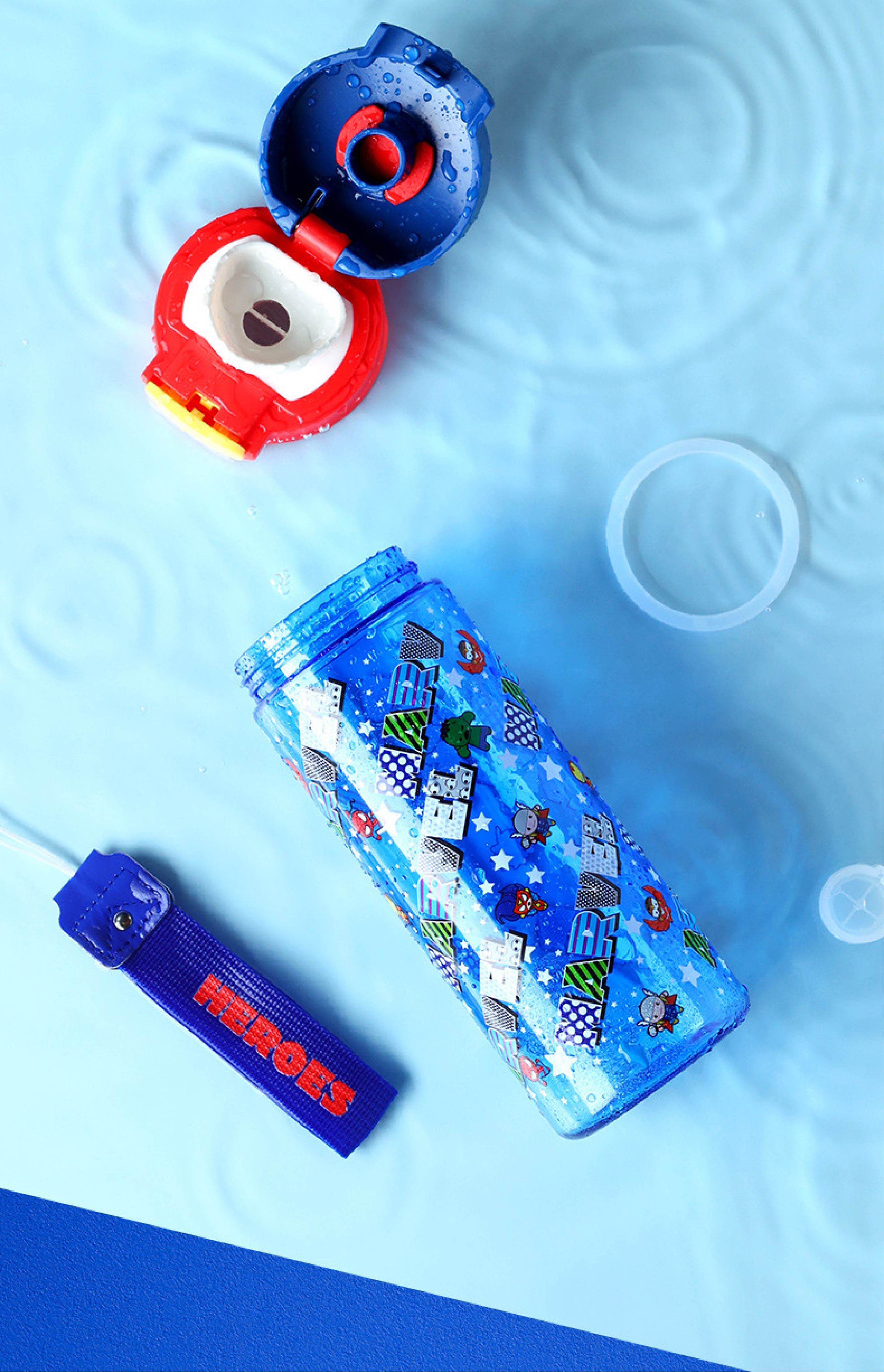 Mô tả Bình nước cho bé 1989KIDS SHOP đi học mẫu giáo mầm non tiểu học 530ml cao cấp chất liệu tritan độ bền cao chịu nhiệt tốt - 5