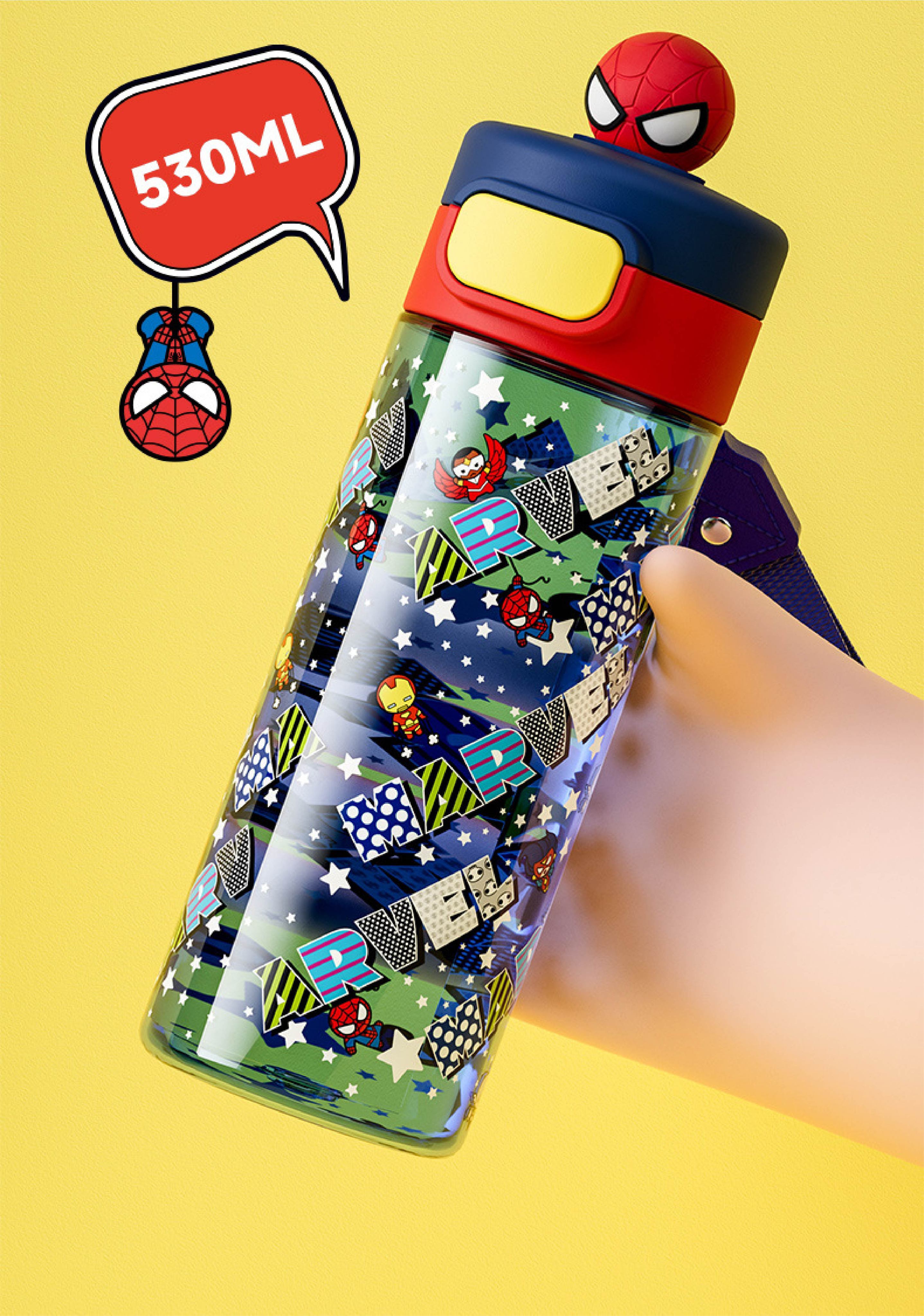 Mô tả Bình nước cho bé 1989KIDS SHOP đi học mẫu giáo mầm non tiểu học 530ml cao cấp chất liệu tritan độ bền cao chịu nhiệt tốt - 11