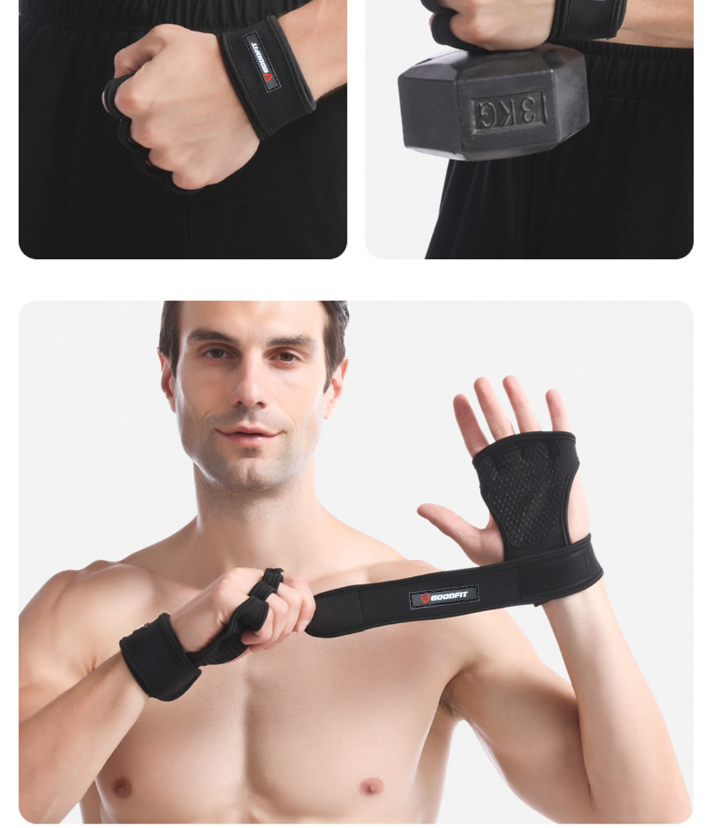 Mô tả Găng tay tập Gym kết hợp quấn cổ tay GoodFit GF207G chống chai tay, bảo vệ cổ tay - 11