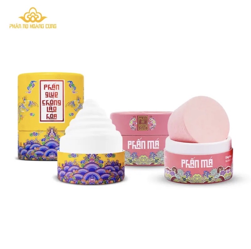Mô tả Combo Phấn Nụ Trắng Má Hồng Phấn Nụ Hoàng Cung 20g - 1