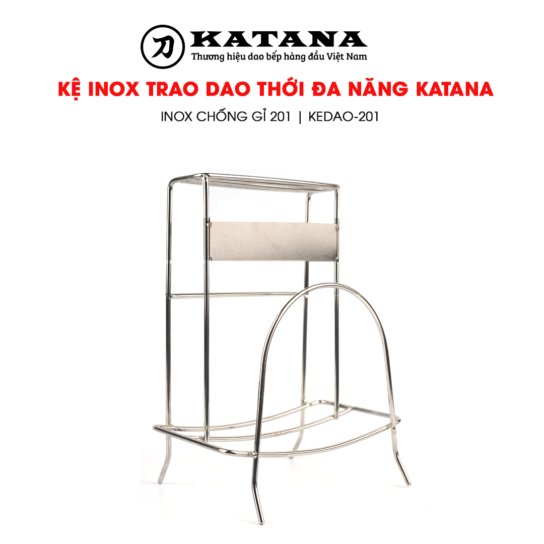 Mô tả Kệ Inox treo dao thớt inox chống gỉ 201 thương hiệu KATANA - 1