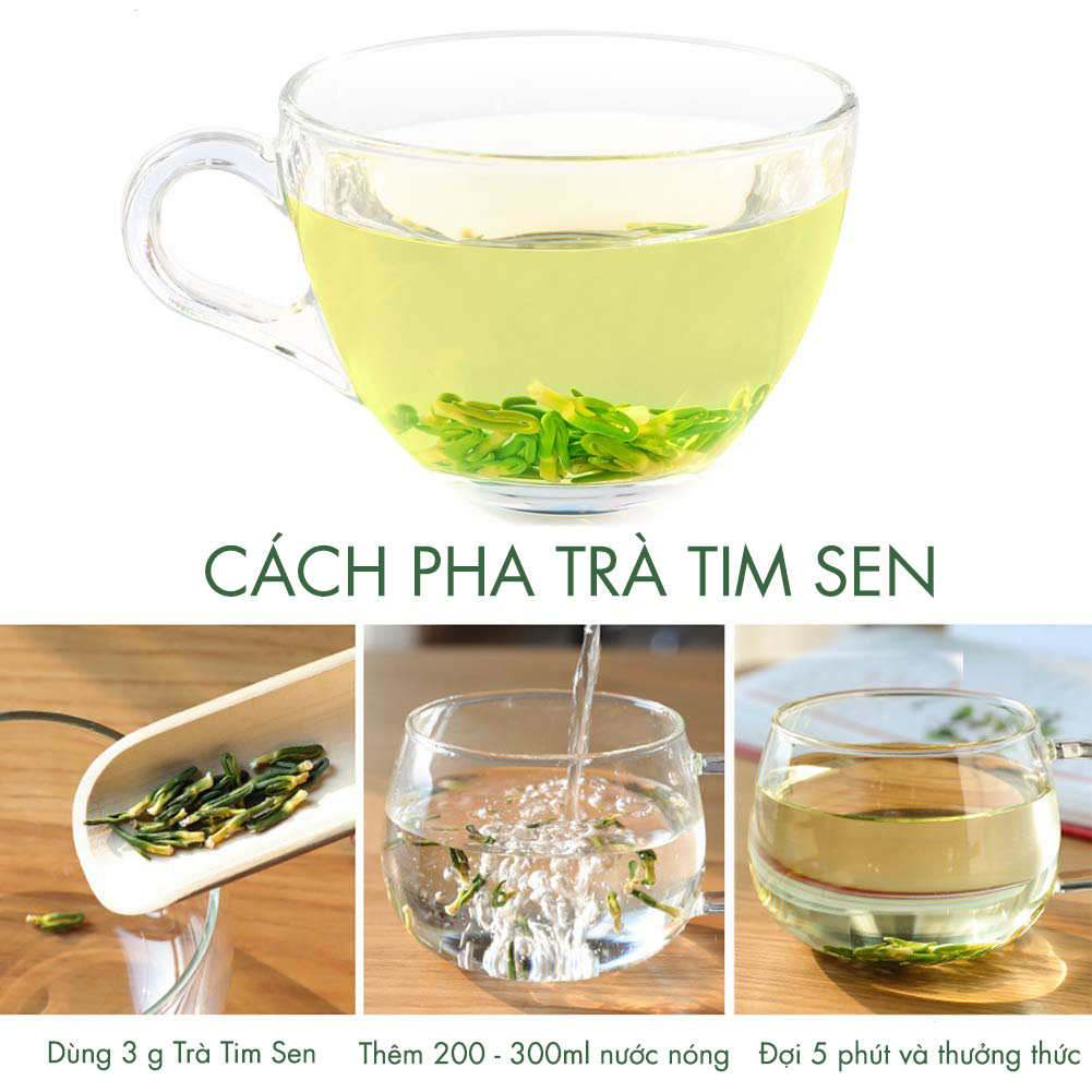 Mô tả Trà Tâm Sen (Tim Sen) DalatFarm - Túi 110 g - 4
