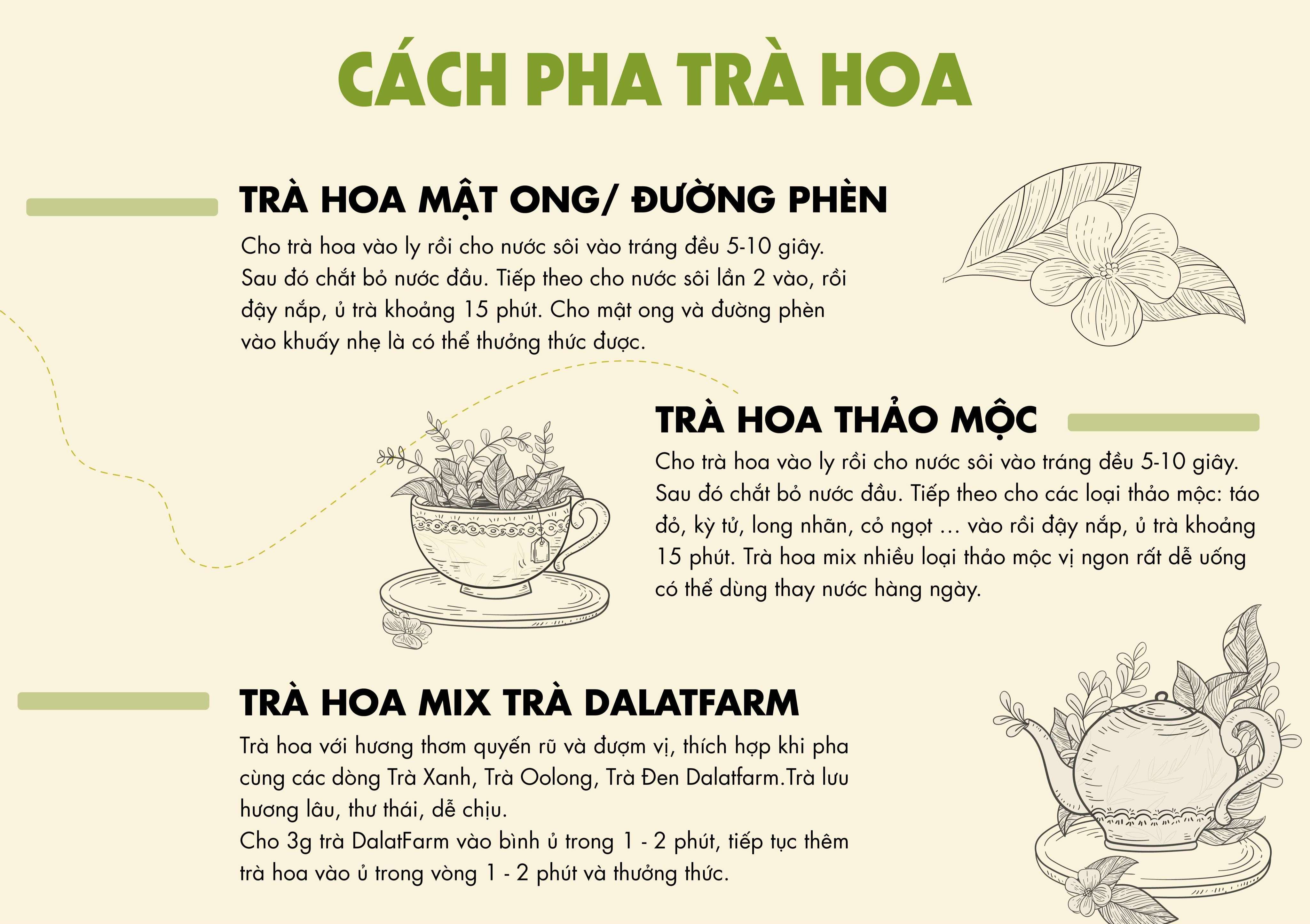 Mô tả Trà Hoa Cúc Vàng DalatFarm - Hộp 50 g - 3