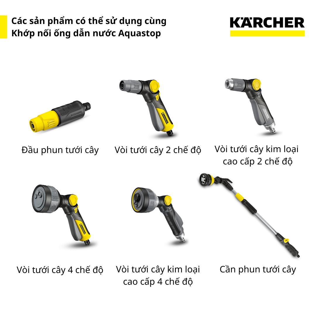 Mô tả Khớp nối ống dẫn nước van 1 chiều Aquastop Karcher - 4
