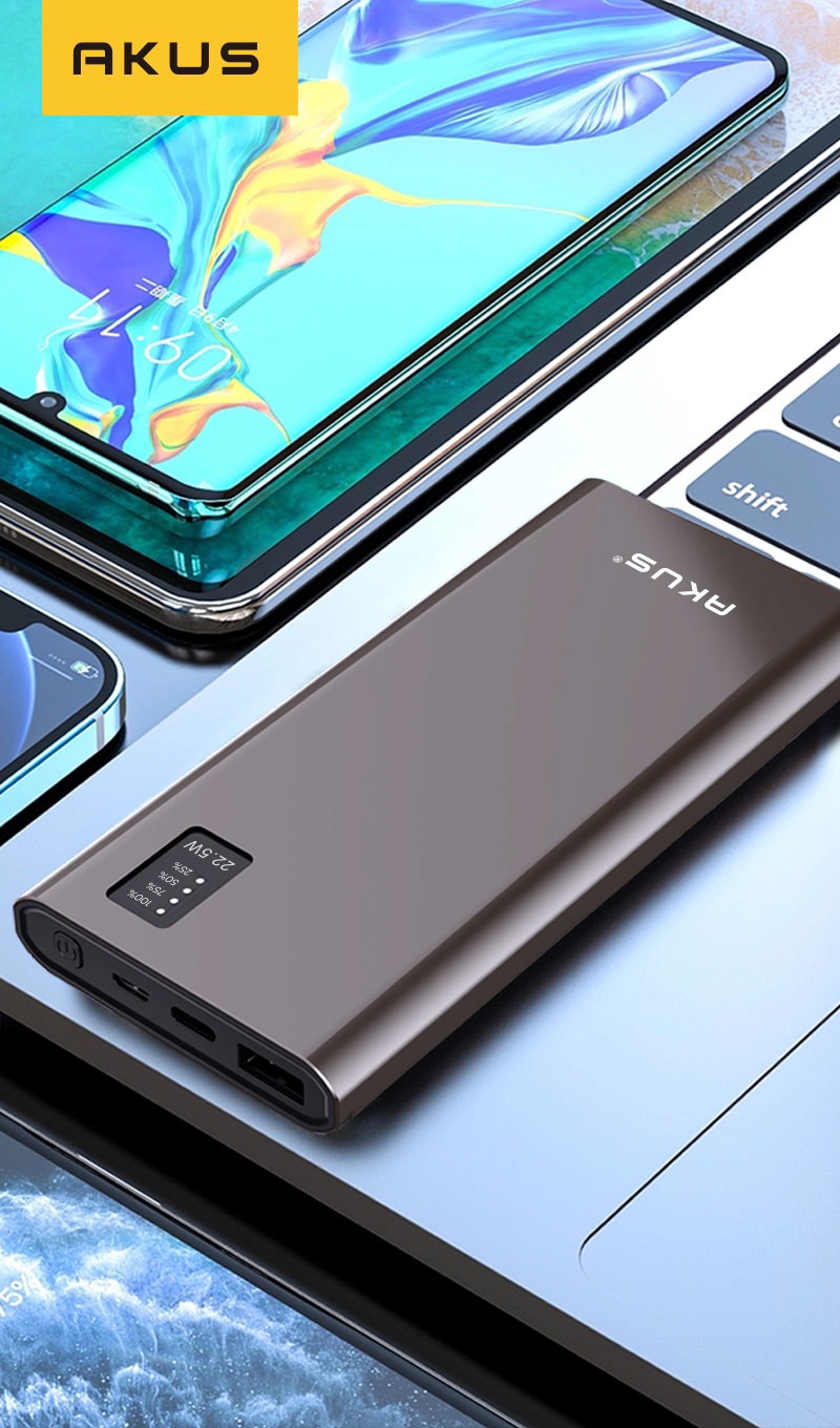 Mô tả Sạc dự phòng 10000 mah sạc nhanh 22.5W AKUS DP260 - Hàng chính hãng - 7