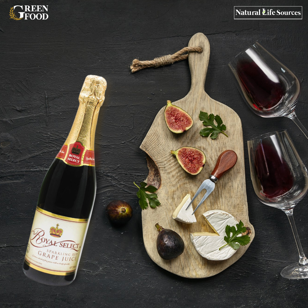 Mô tả Nước ép nho đỏ Royal Select - 750 ml - 1
