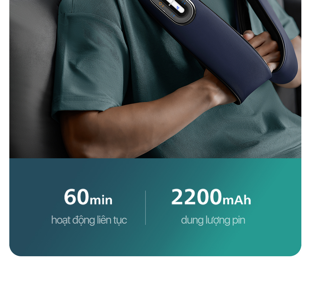 Máy massage cổ vai gáy Philips 3521 lợi ích
