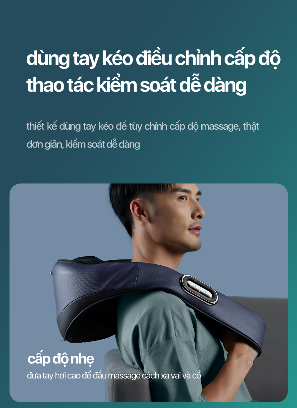 Máy massage cổ vai gáy Philips 3521 trải nghiệm