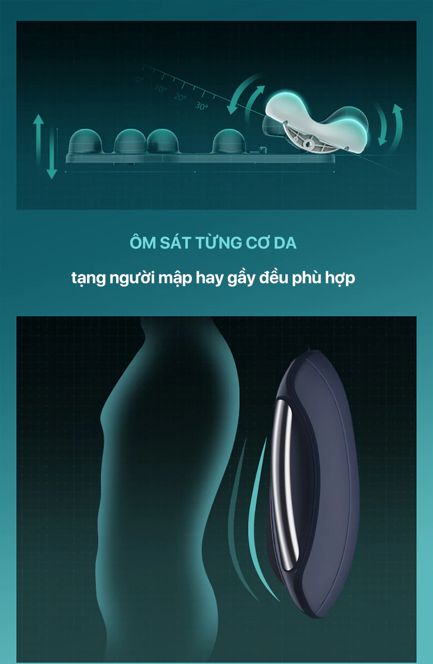 Máy massage lưng Philips 4501 - Sử dụng cho nhiều bộ phận