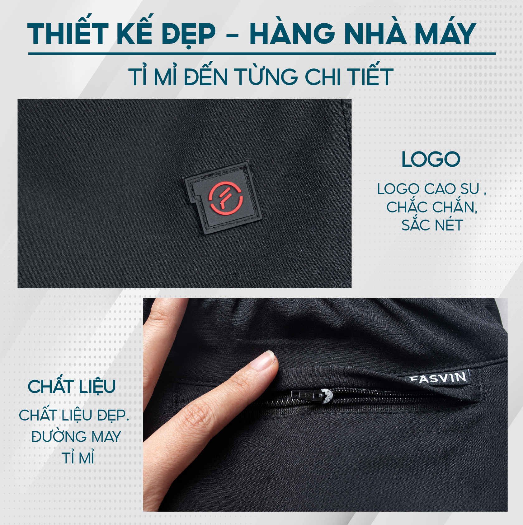 Mô tả Bộ quần áo nam mùa hè Fasvin AB23590.HN chất liệu tốt, kiểu dáng đẹp - 4
