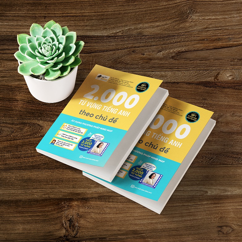 Mô tả Sách - 2000 từ vựng tiếng Anh theo chủ đề - Áp dụng phương pháp mind map - HITBOOKS - 2