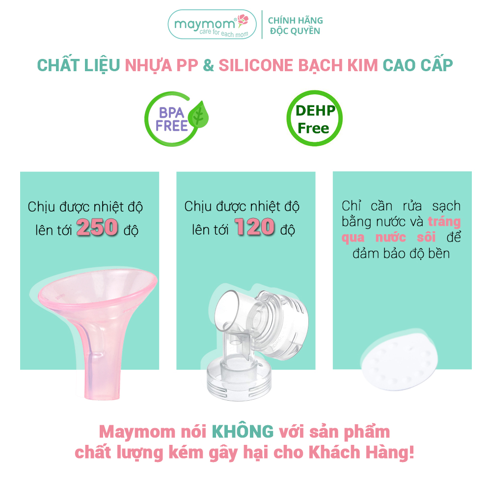 Mô tả Phụ Kiện Hút Sữa  Medela Pump Thương Hiệu Maymom, Dùng Cho Medela Pump In Style Advanced, Phễu Silicone - 5