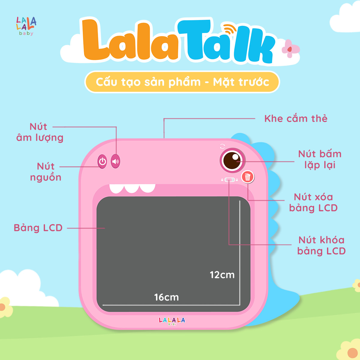 Máy đọc thẻ Anh Việt Lalatalk và thẻ học
