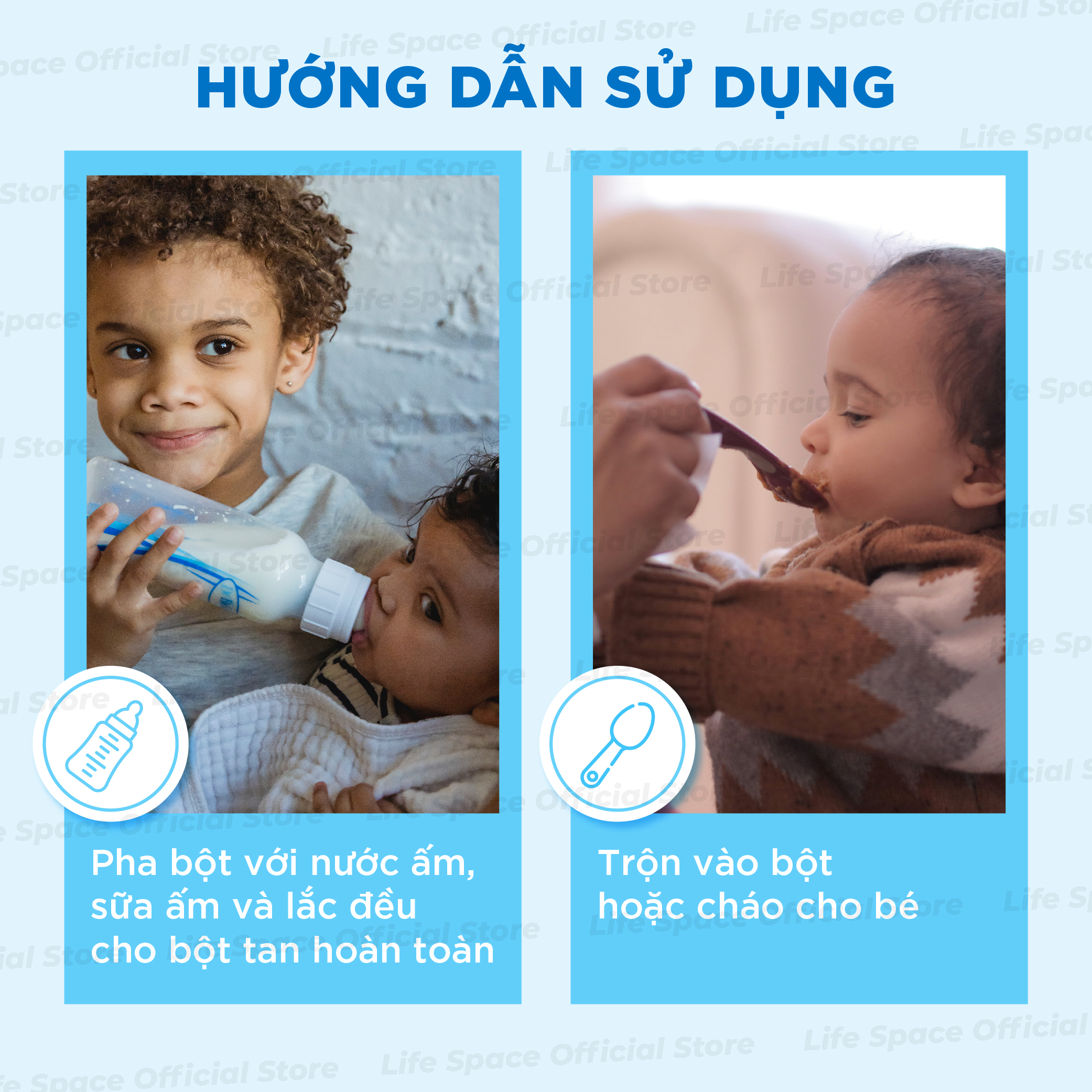 Mô tả Men vi sinh Life Space Powder For Baby giúp hỗ trợ tốt cho tiêu hóa, hỗ trợ tăng cường sức đề kháng cho bé 0-3 tuổi 60g - 5