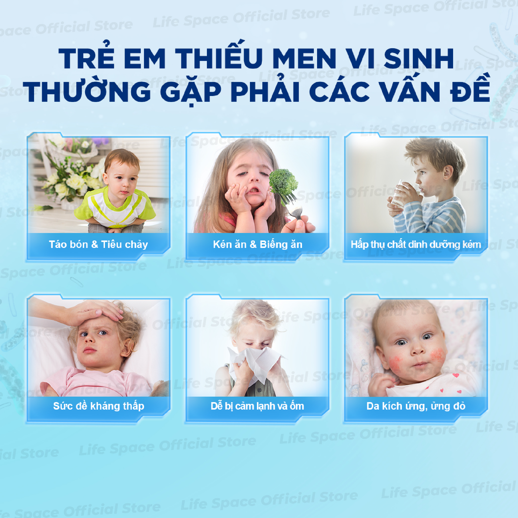 Mô tả Men vi sinh Life Space Powder For Children giúp hỗ trợ tốt cho tiêu hóa, hỗ trợ tăng cường sức đề kháng cho bé 3-12 tuổi - 6