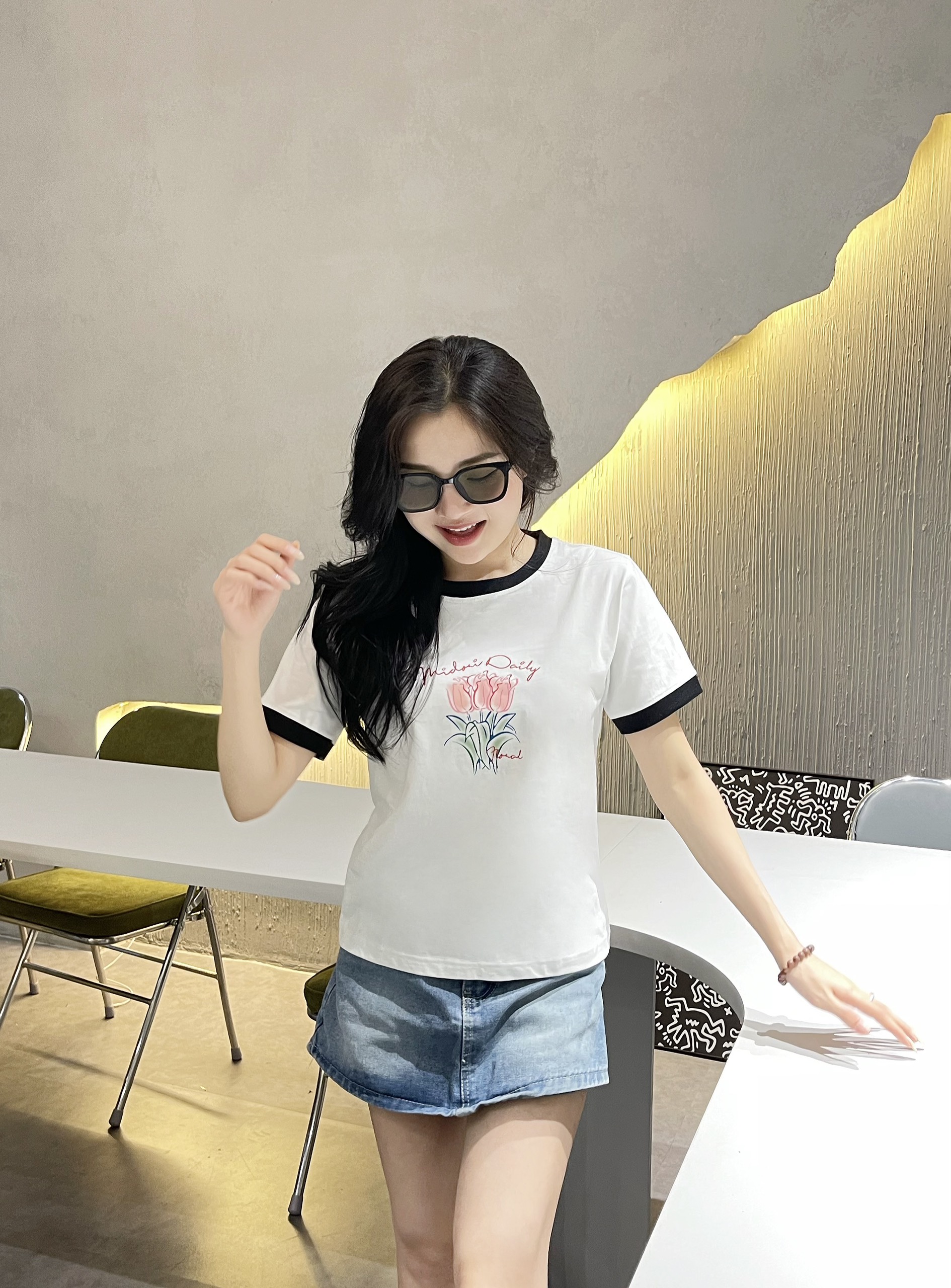 Mô tả Áo thun Baby Tee VINTAGE unisex phông Nam Nữ Local Brand Chính Hãng Midori M Studio - 7