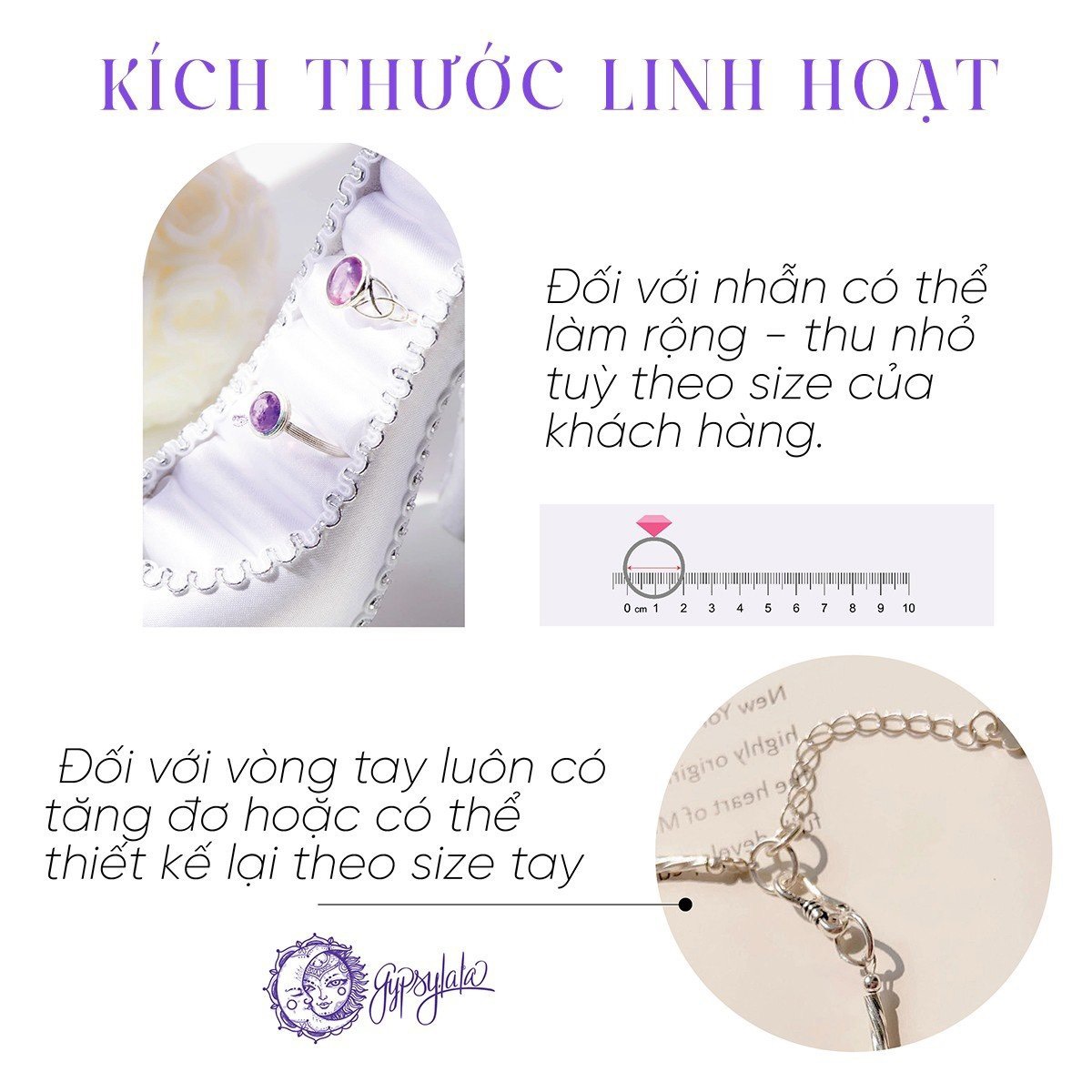 Mô tả Lắc Tay Trái Tim Đá Topaz Thiên Nhiên SP005765 Gypsy.lala - 3